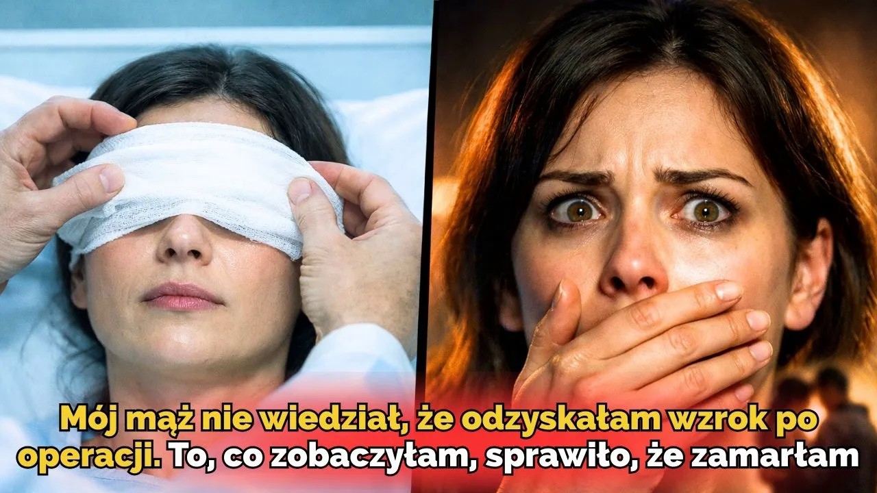 Mój mąż nie wiedział, że odzyskałam wzrok po operacji. To, co zobaczyłam, sprawiło, że zamarłam