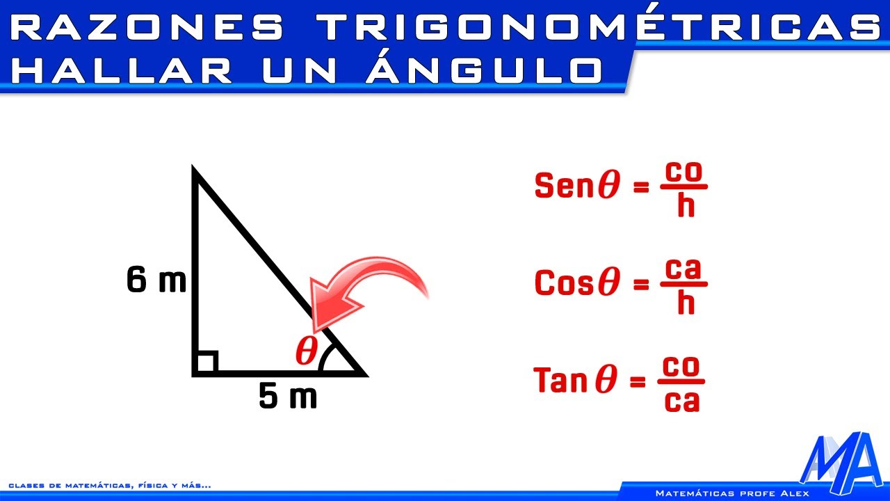Razones trigonométricas | Hallar un ÁNGULO