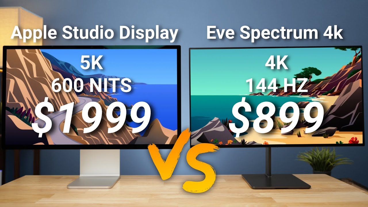 Apple Studio Display против Eve (Dough) Spectrum 4K — лучший монитор для Mac?