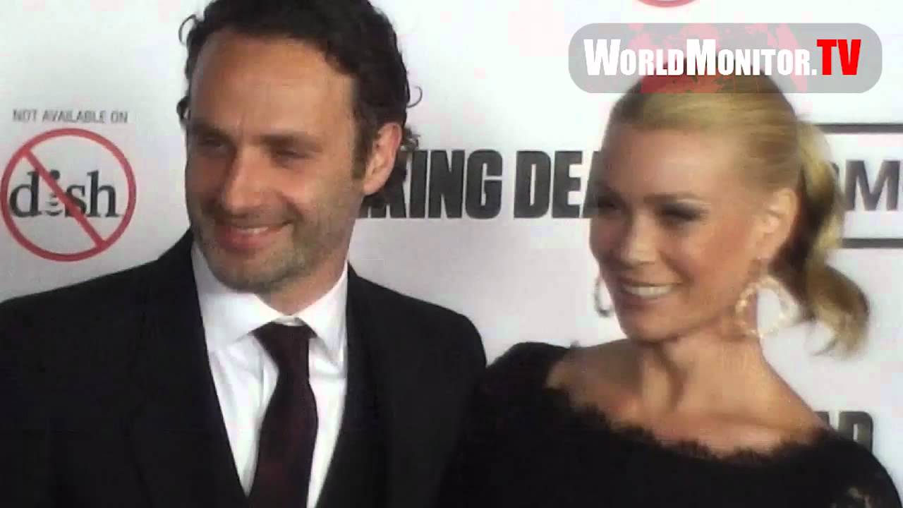 Andrew Lincoln arrives at The Walking Dead season 3 premiere