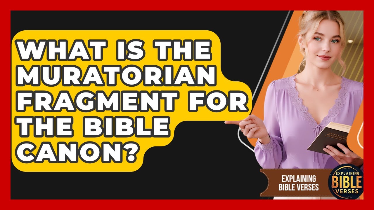 What Is The Muratorian Fragment For The Bible Canon? - Explaining Bible Verses