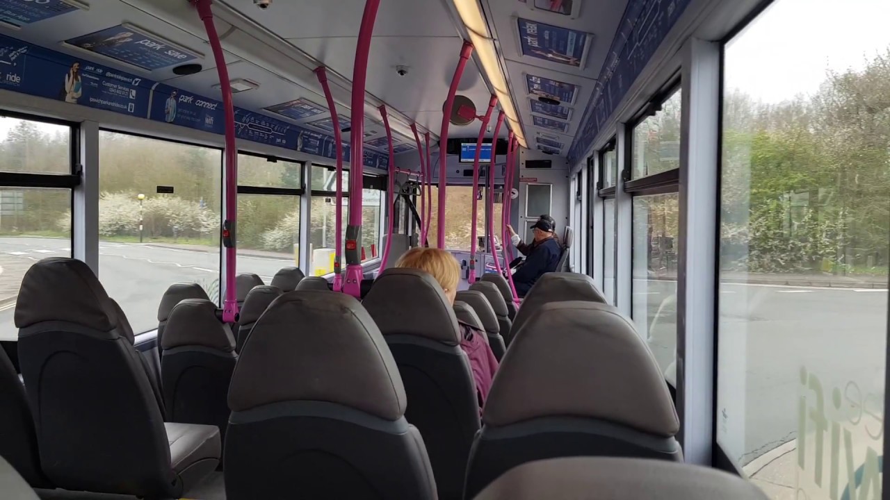 First Ipswich ADL Alexander Dennis Enviro 300 67752 SN62APF. Route 800 Martlesham P&R To Copdock P&R