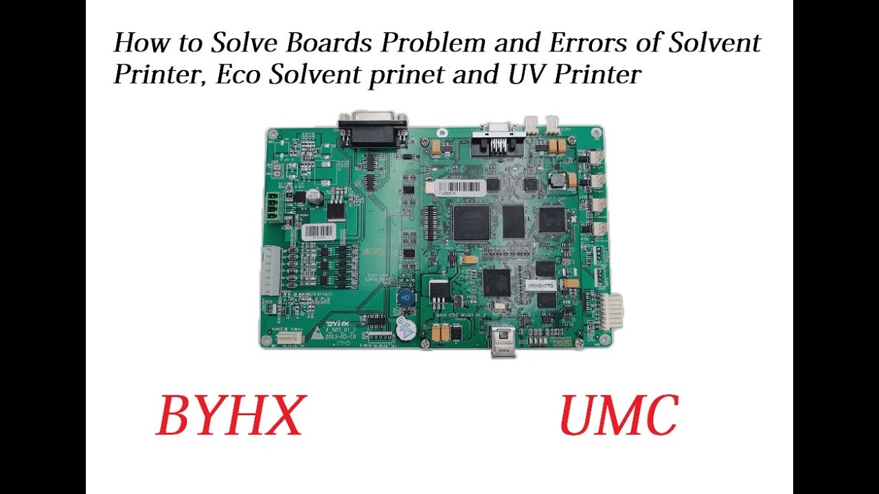 How to solve Mainboard and Fireboard Problems in Flex Printing Machine | Board Error | Board Repair|