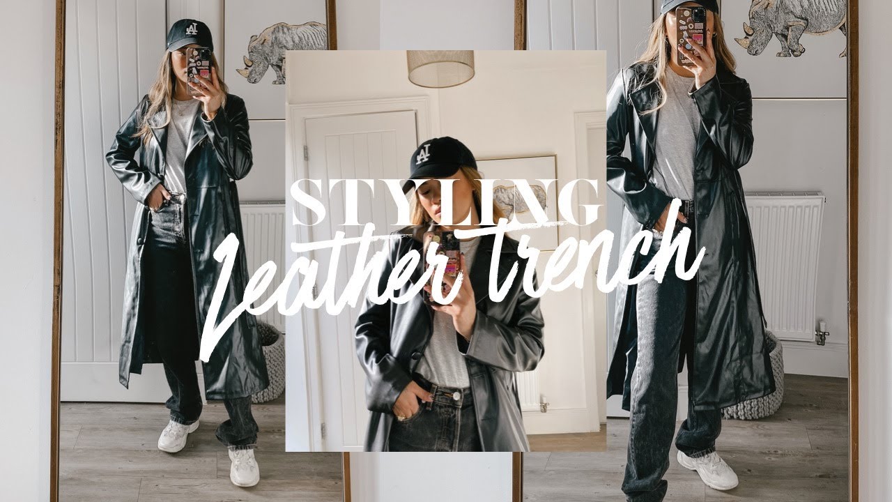 STYLING (FAUX) LEATHER TRENCH