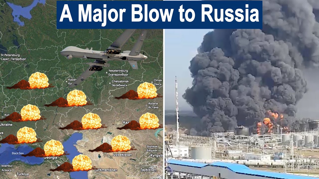 Ukraine Hits Moscow&rsquo;s Energy Heart | Biggest Refinery Under Drone Attack | Ukraine War Update