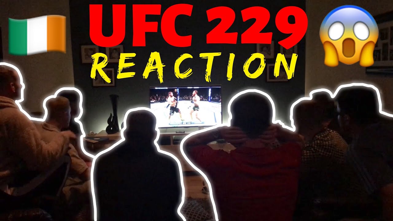 UFC 229 | IRISH FANS REACTION