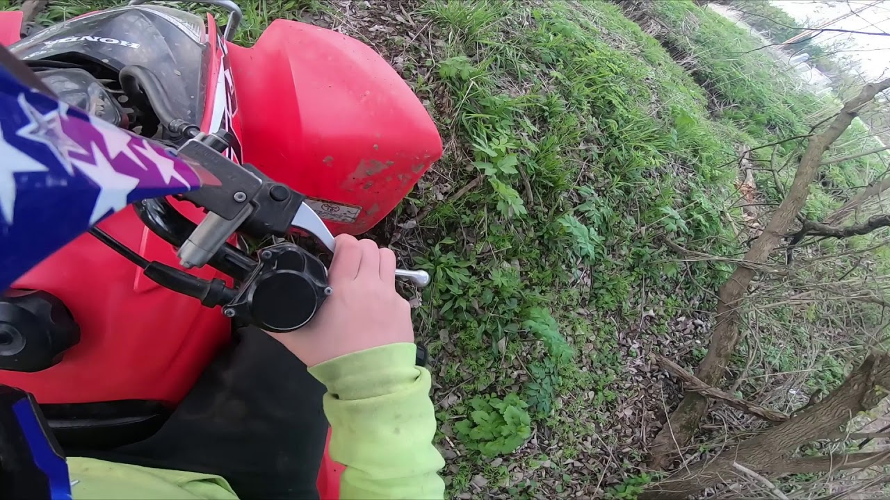 Trx250X More Steep Trail Riding