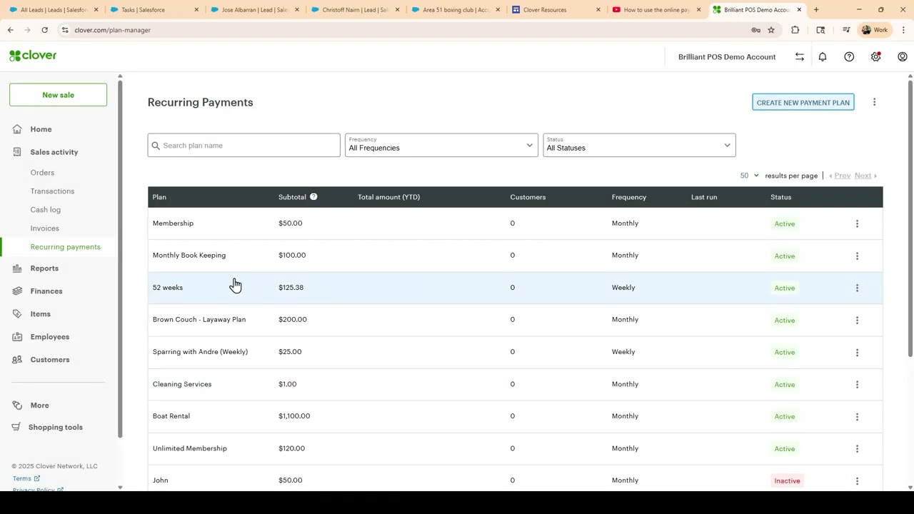How to set up recurring payments on your Clover account