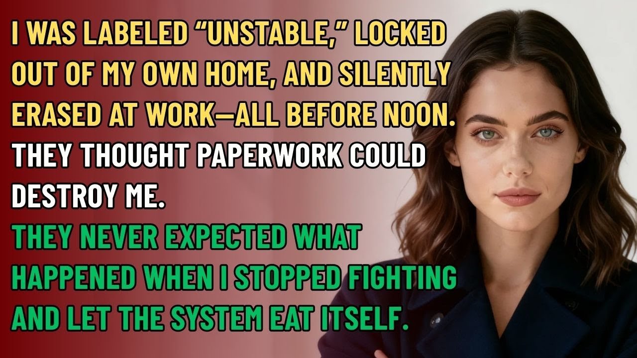 They Erased Me As “Unstable” And Took My Home—Until Every Charge Vanished Overnight