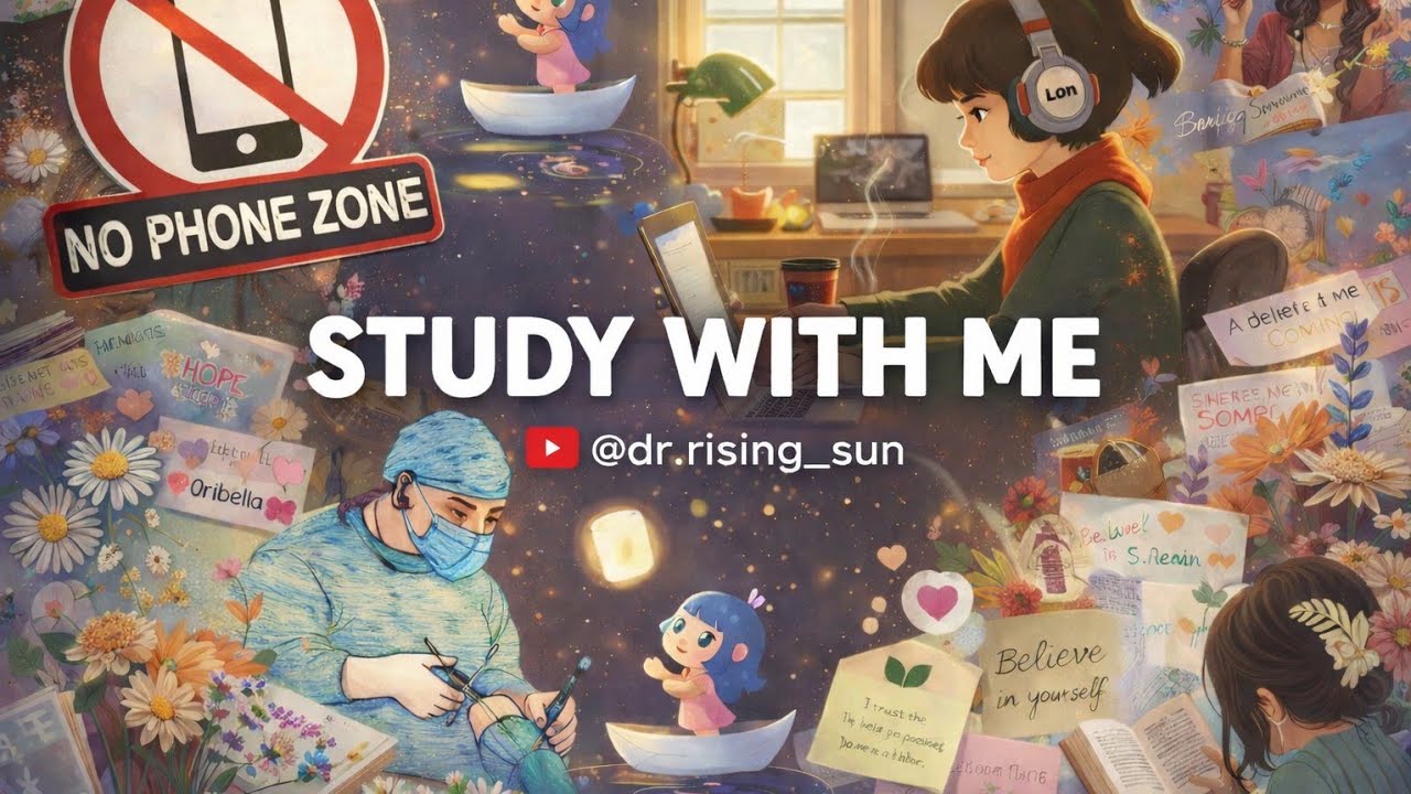 @dr.rising_sun is live! studywith me #studywithme
