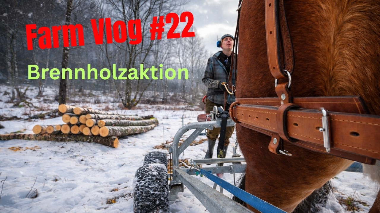 Schweden-Farm Vlog #22 Holz rücken mit Ragge!!