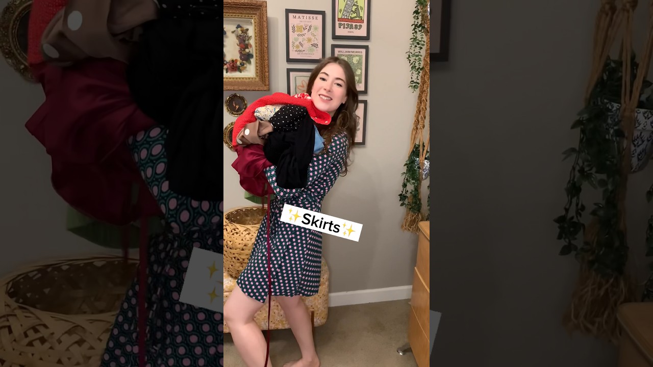 Crazy to think I literally own 5 skirts after this video&hellip; 🤷&zwj;♀️