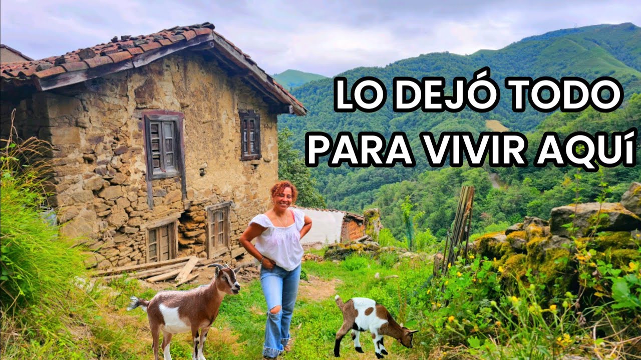 ASÍ es EMPEZAR de CERO en una CASA ABANDONADA  perdida en las MONTAÑAS