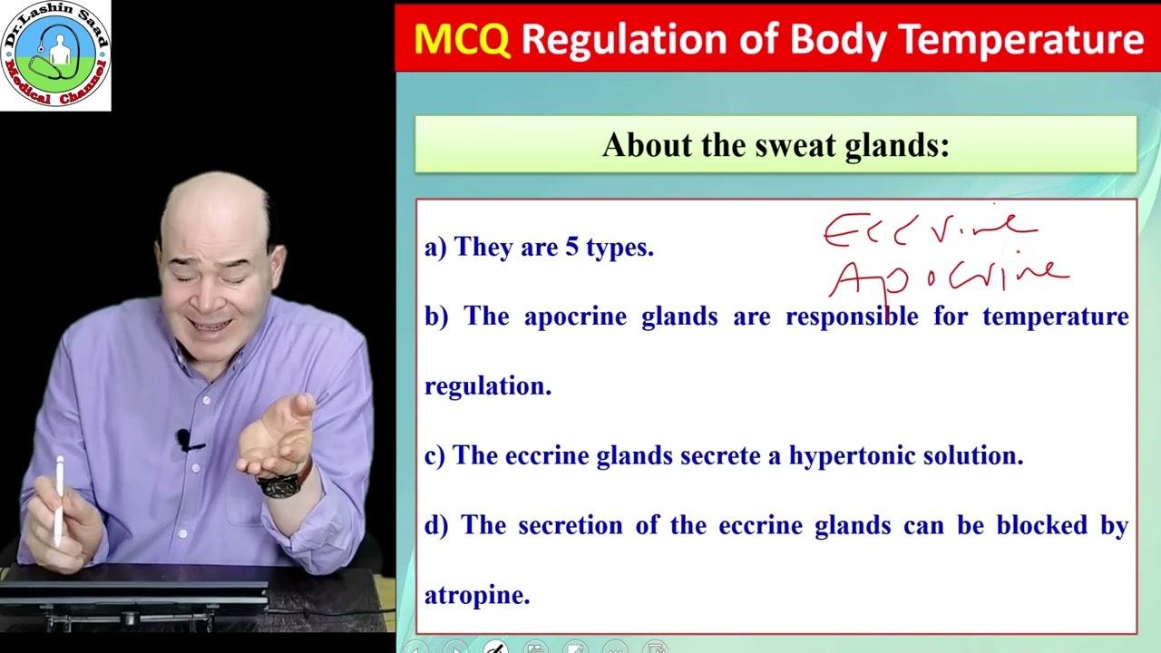 MCQ   Regulation of Body Temperature ..Thermoregulation