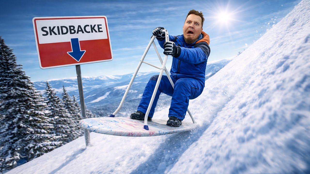 Vad är SNABBARE än en pulka? Vi testade ALLT i skidbacken