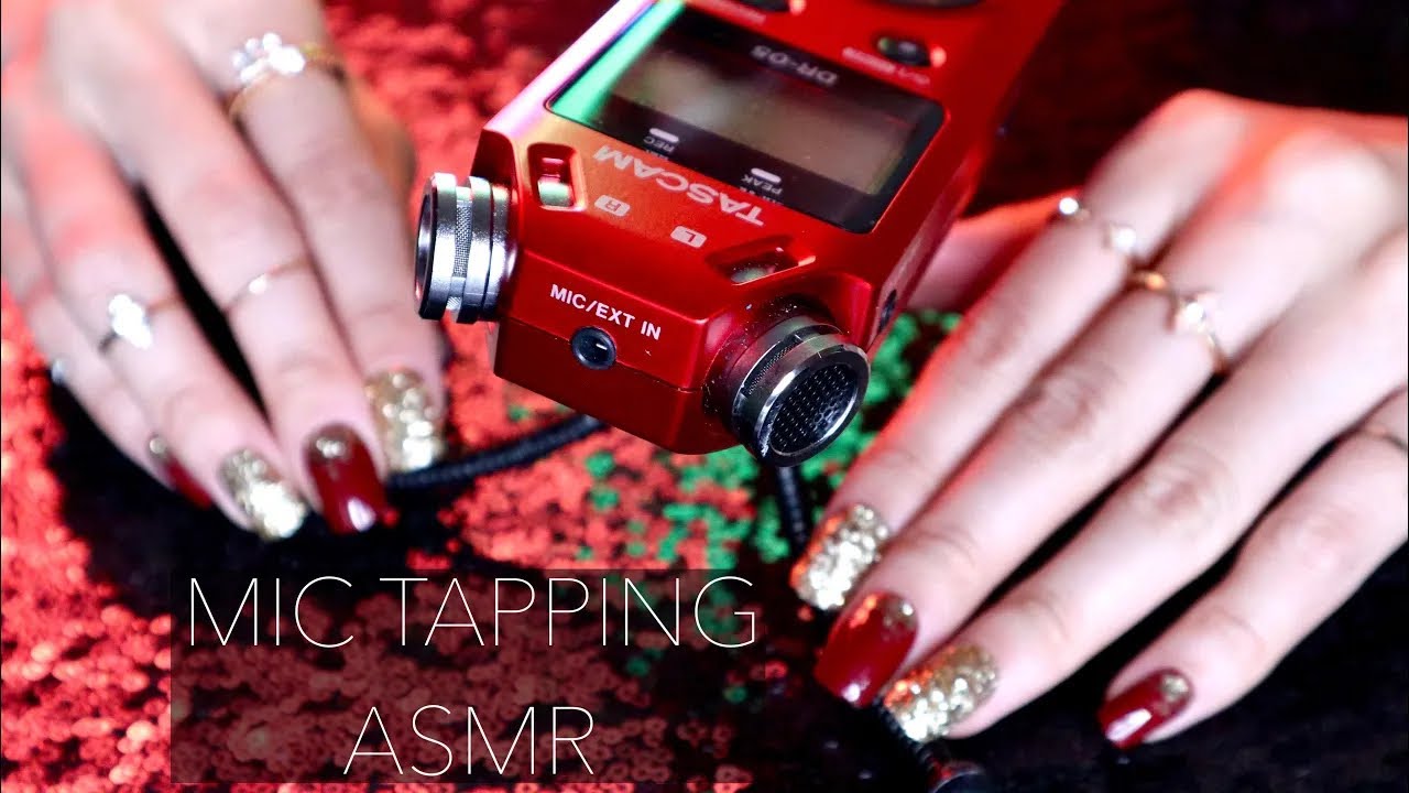 ASMR Tascam Mic Tapping  - Gentle No Talking