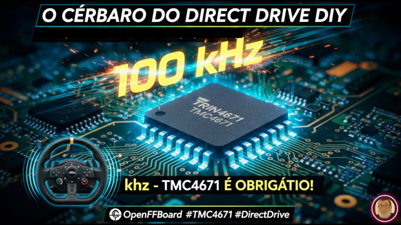 O CÉREBRO do Seu Volante Direct Drive: FOC e o Segredo da Latência Zero no Direct Drive