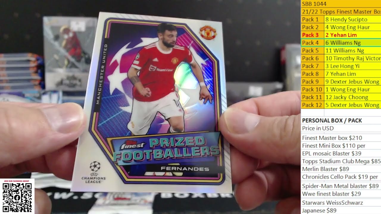 SBB 1044 * 1/1 SUPERFRACTOR AUTO!!! 21/22 TOPPS FINEST MASTER HOBBY BOX RANDOM  PACK