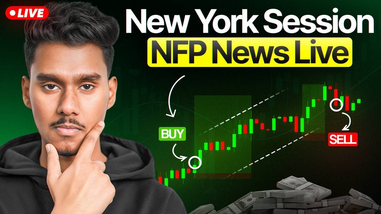 NFP LIVE  | Live Market Analysis for Gold and Crypto | Hindi