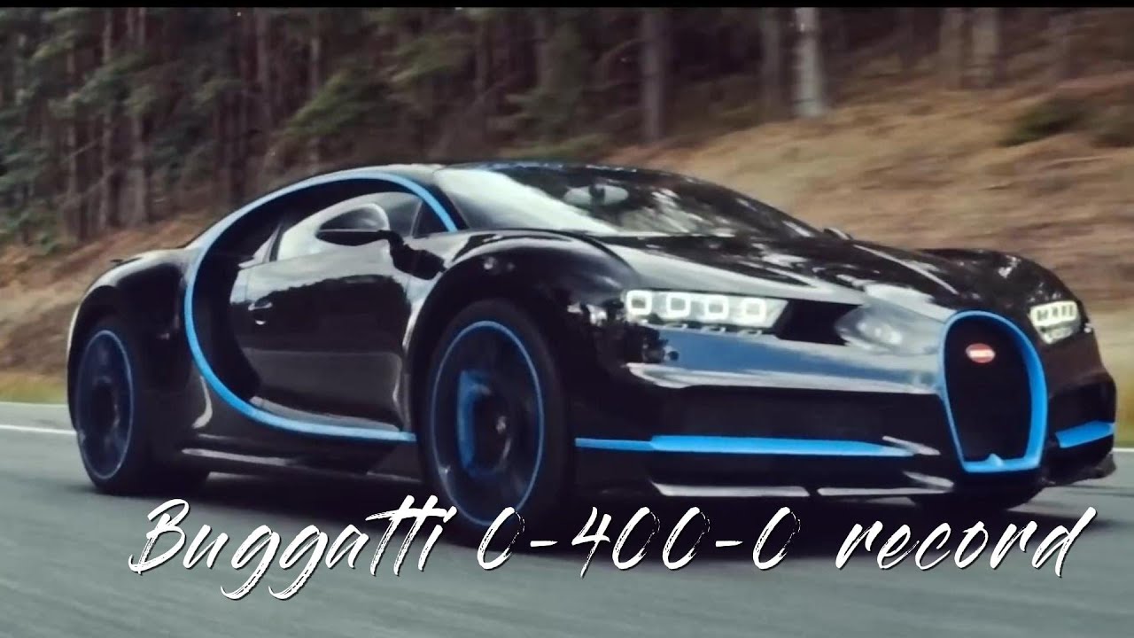 Buggatti chiron 0-400-0 world  record #IAA2017
