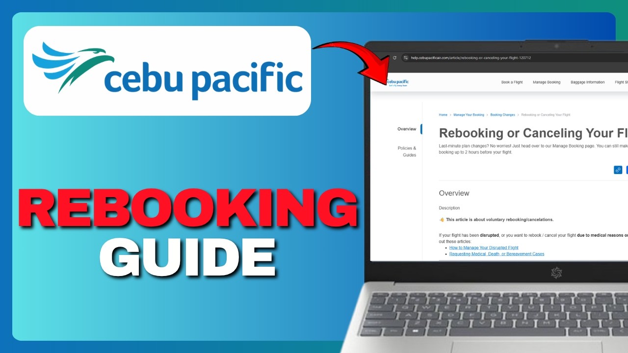 How To Rebook Flight in Cebu Pacific (Full Guide) 2026!
