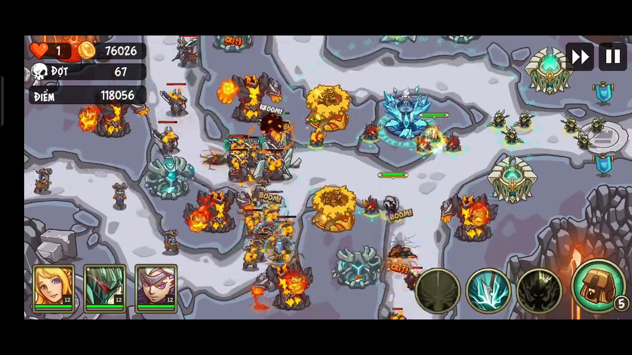 Empire warriors TD map 33, Ly Fed Elo wave 109