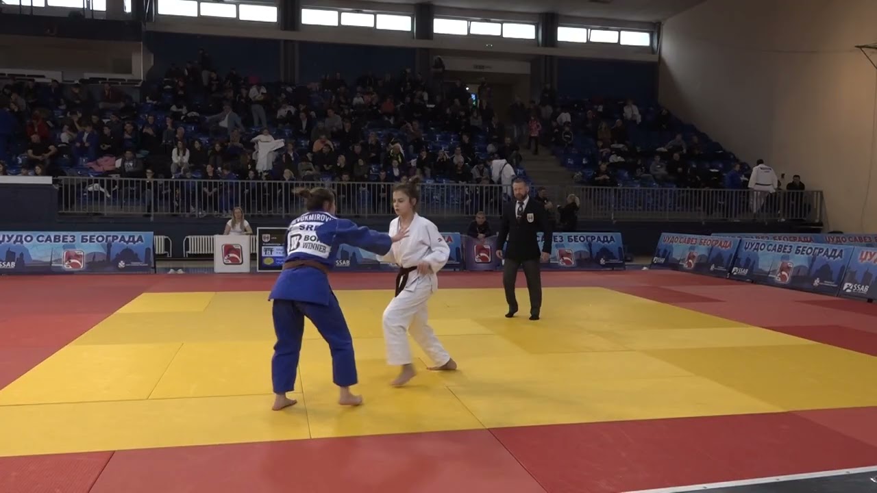 Mia Filipović HAJ Hana Vukmirović MAK 1:0 -44kg #PrvenstvoBeogradaKadeti2026