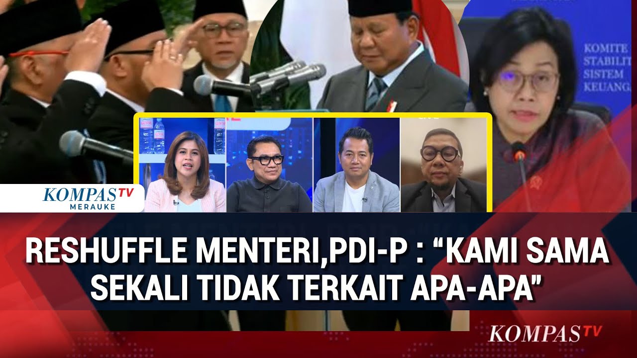 Jubir PDI-P, Adi Prayitno dan Golkar Bahas Reshuffle 5 Menteri Prabowo, Apa Alasannya ? PDI-P Masuk?