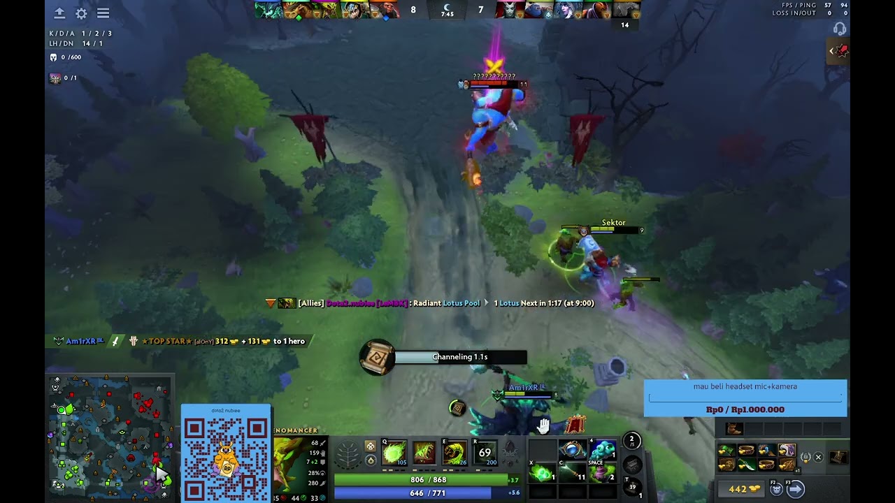 DOTA 2 SUPPORT CARRY VENOMANCER PATCH 7.39E