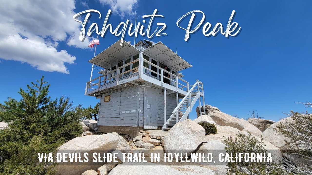Hiking CALIFORNIA : Tahquitz Peak Via Devils Slide Trail | San Jacinto Wilderness | 4K
