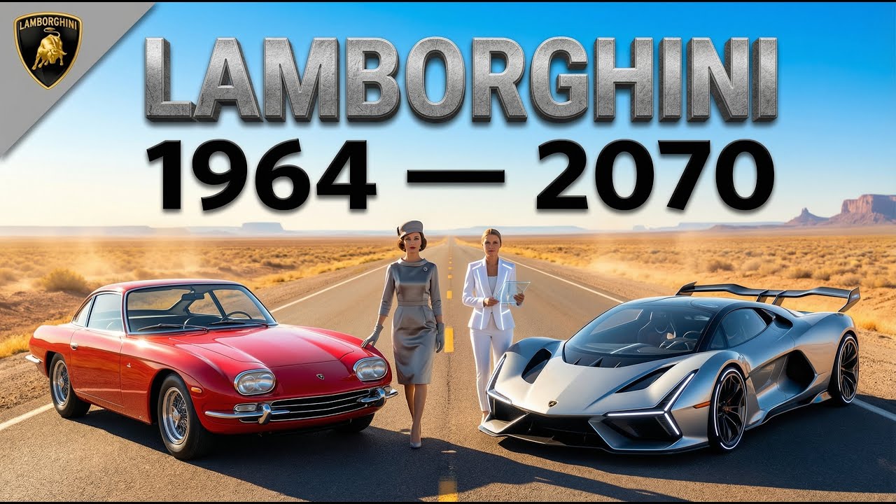 Lamborghini Evolution (1964–2070) in 4 Minutes | Classic to Futuristic