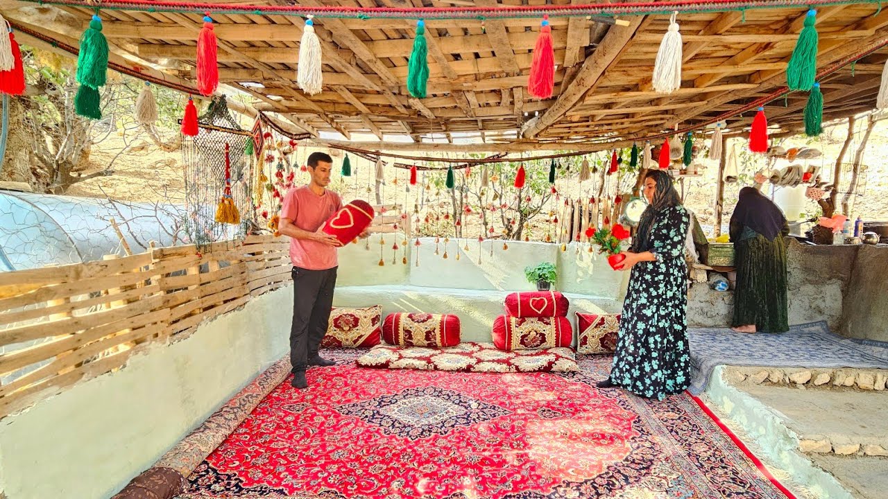 Asghar & Halimah&rsquo;s New Mountain Living Courtyard Is Finally Ready! 🎉❤️ | Nomadic Life