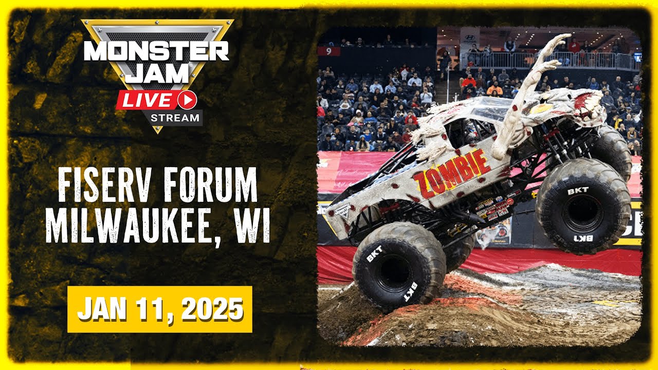 Monster Jam: Milwaukee - 2 (Full Event) | Jan 11, 2025 | Arena Central