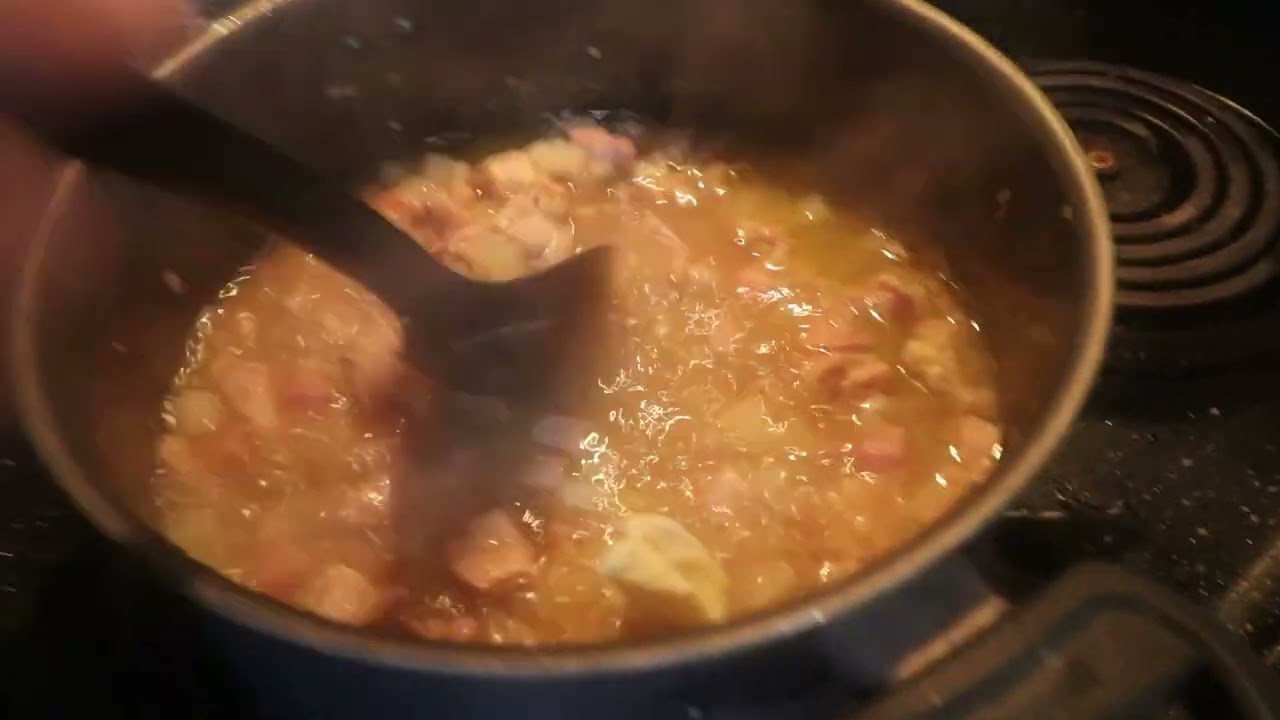 Chicken cordon bleu soup