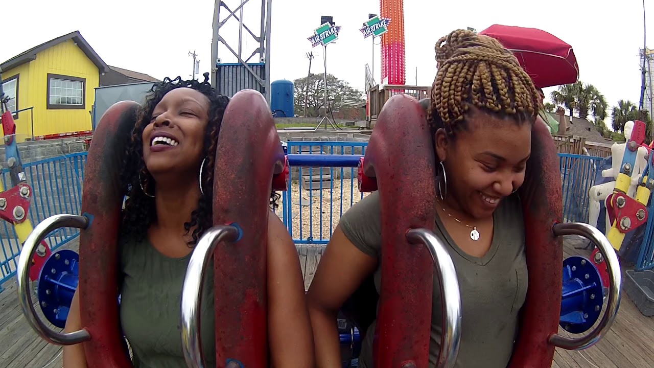 Slingshot ride in Myrtle Beach