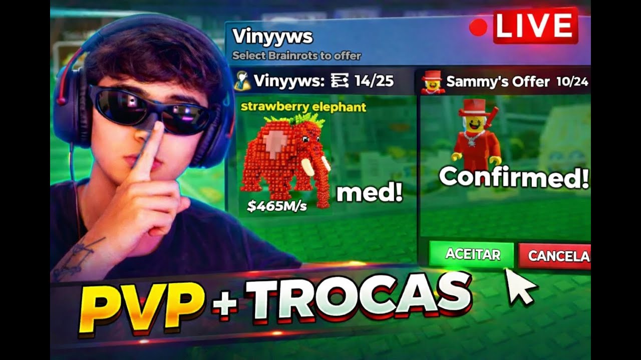 🔴 AO VIVO: PVP + TROCAS 🔥#ROBLOXPVP