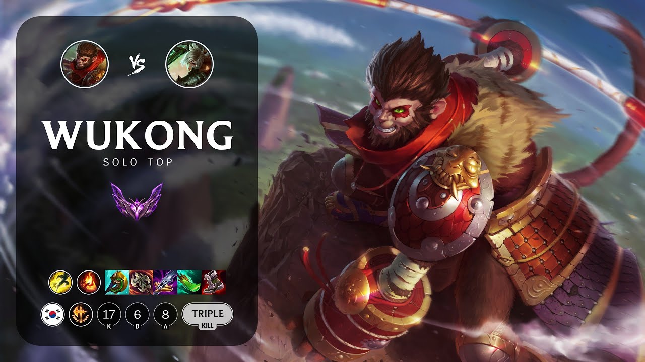 Wukong Top vs Riven - KR Master Patch 13.20
