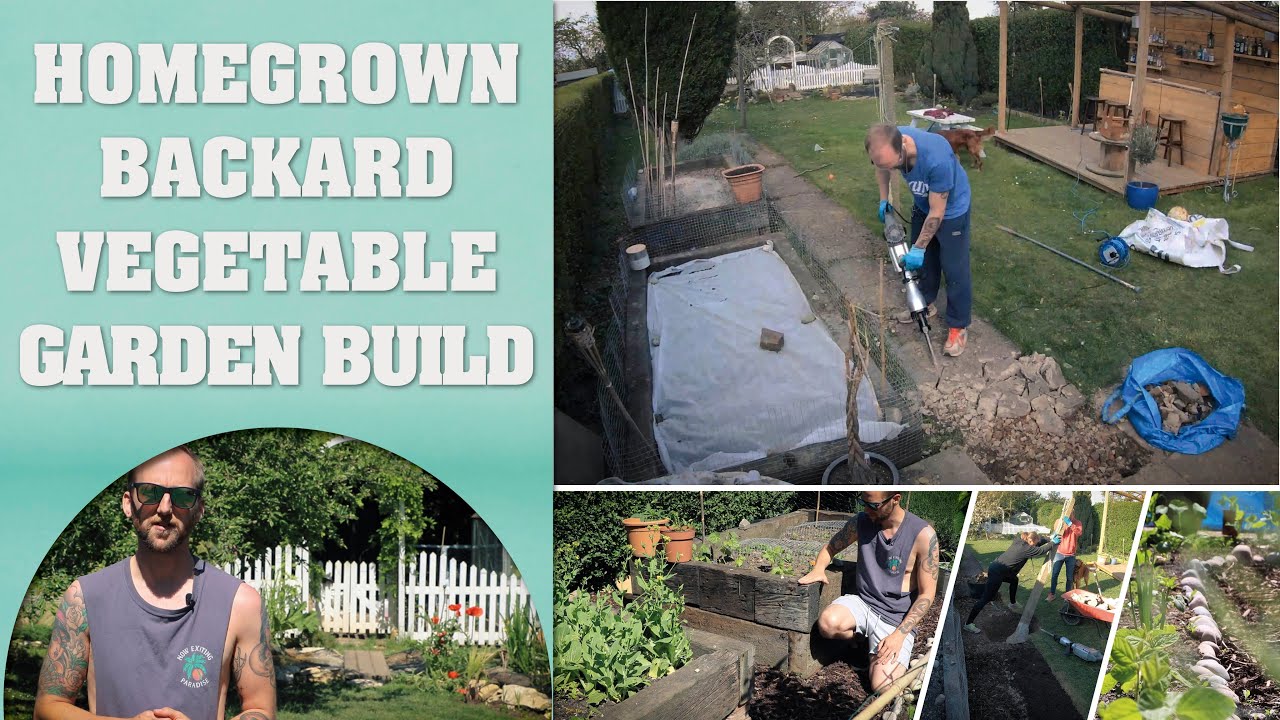 How to build a vegetable garden in your backyard | Our Homegrown Vegetable Garden Build 2020 | UK