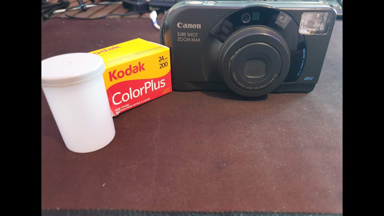 HOW TO: load a 35mm film into a Canon Sure Shot Zoom Max camera