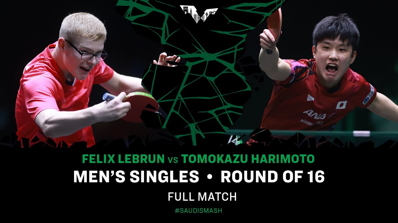 FULL MATCH | Felix Lebrun vs Tomokazu Harimoto | MS R16 | #SaudiSmash 2024