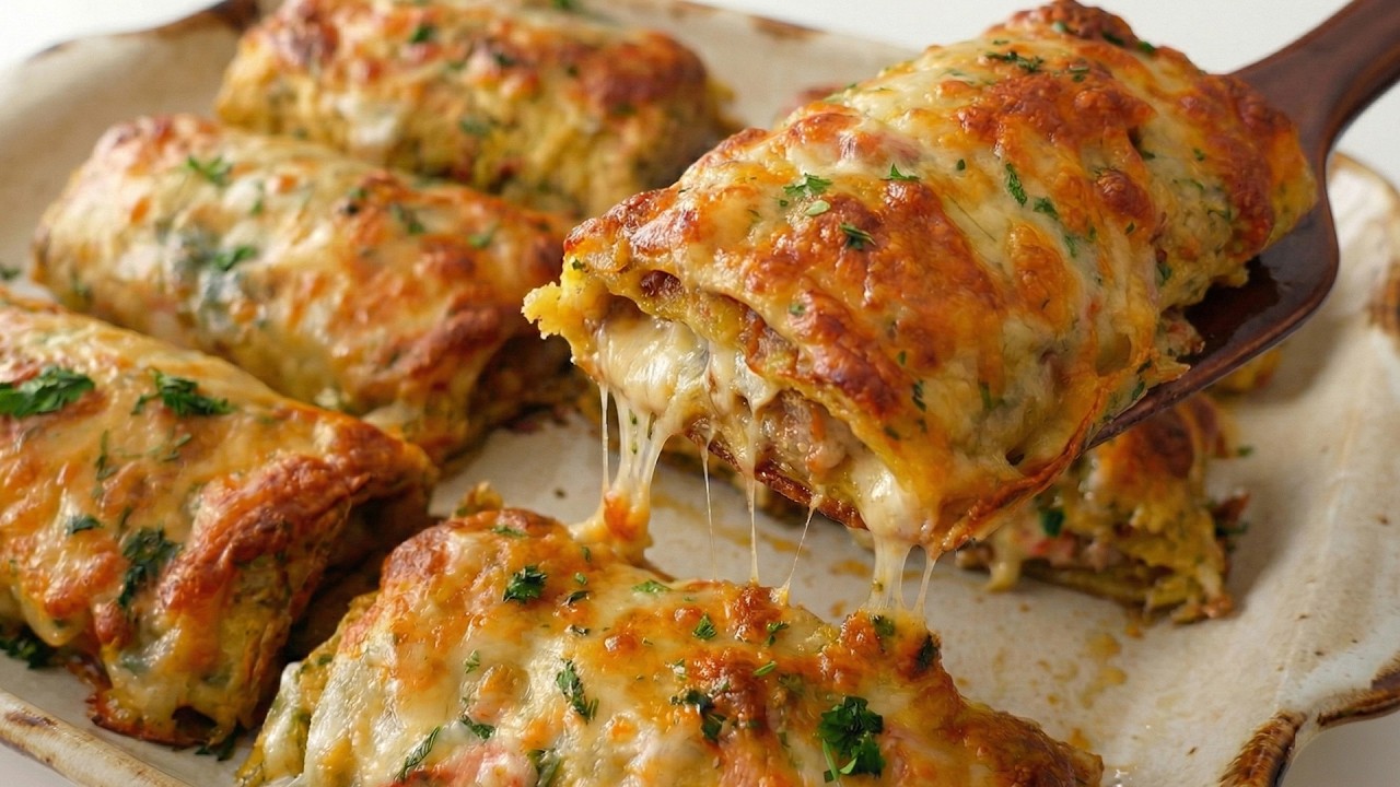 Забудьте о скучном картофельном пюре! Эти куриные картофельные рулеты покорят сердца всех.