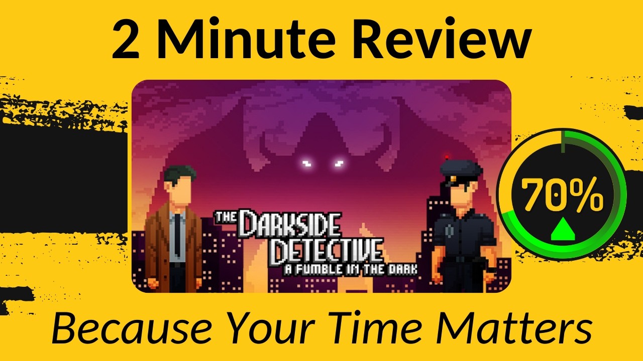 Детектив из Темной стороны: Неуклюжее блуждание во тьме — двухминутный обзор! (Бесплатно на этой ...