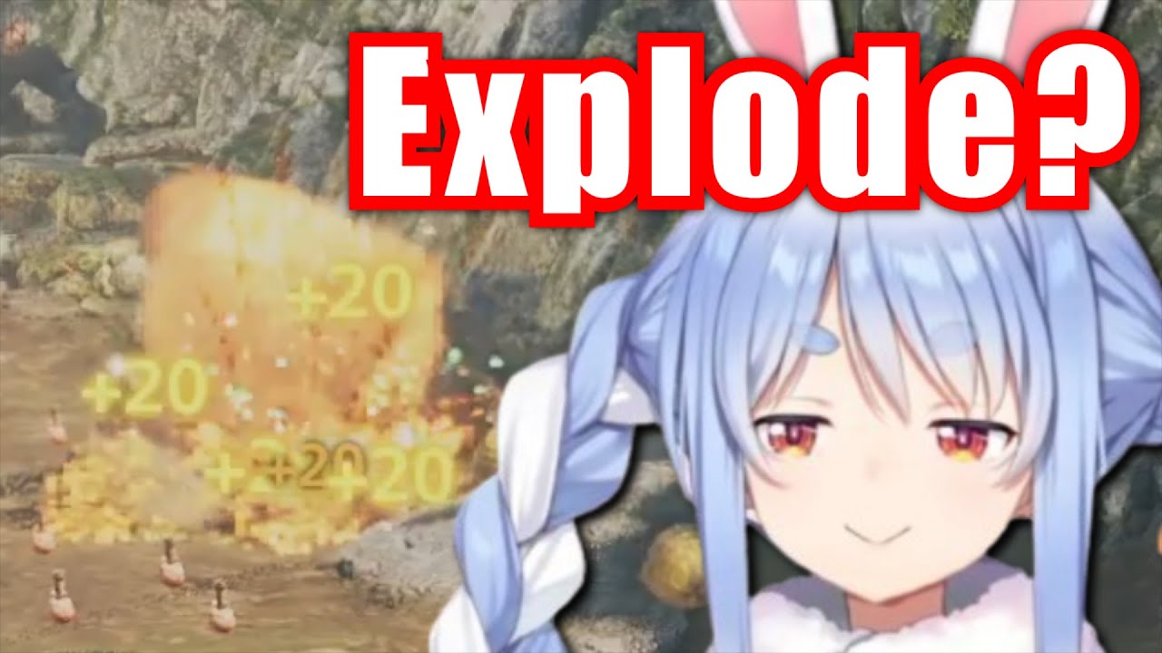 When Pekora Sees Explosive Barrel Minigame 【Hololive】