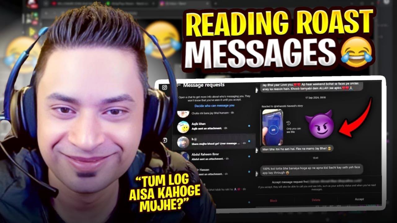 READING MY ROAST COMMENTS 😅 FUNNY MEME REACTION BY MRJAYPLAYS