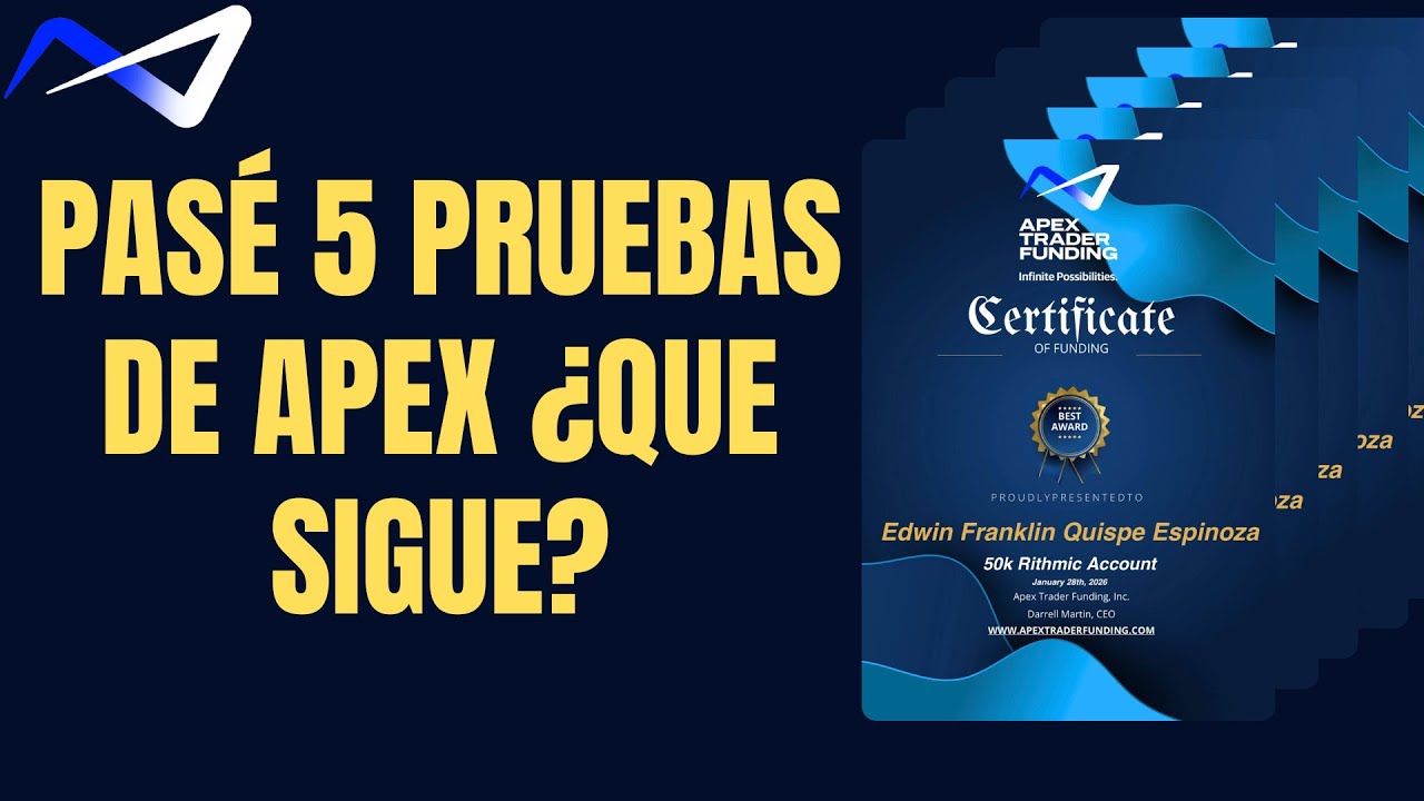 🥳 APEX TRADING FUNDING ESPAÑOL ¿FONDEO 5 CUENTAS, QUÉ SIGUE?