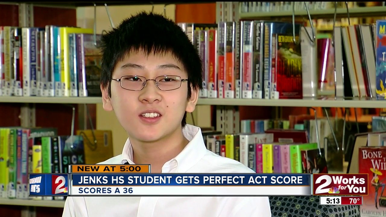 Jenks teen gets perfect ACT score