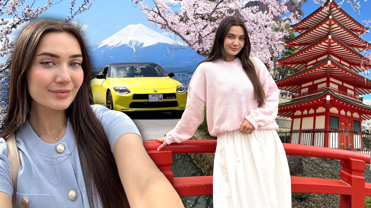 I HIRED A SPORTS CAR IN TOKYO! TRIP TO MT FUJI & EDO WONDERLAND!