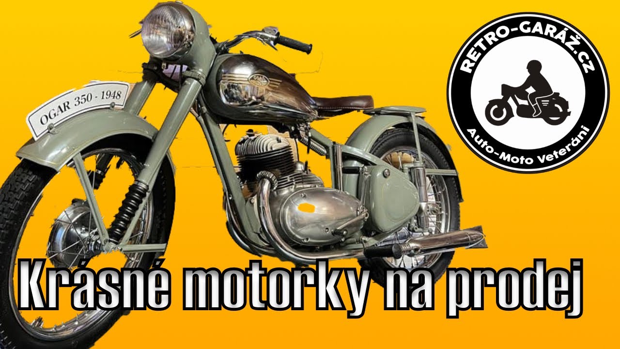Michal se chce vyléčit ze sbírání a renovací motorek na naší aukci