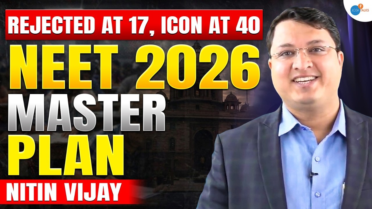 Success Mantra For Every IIT-JEE Aspirant In 2023 | NV Sir | Nitin Vijay | Josh Talks