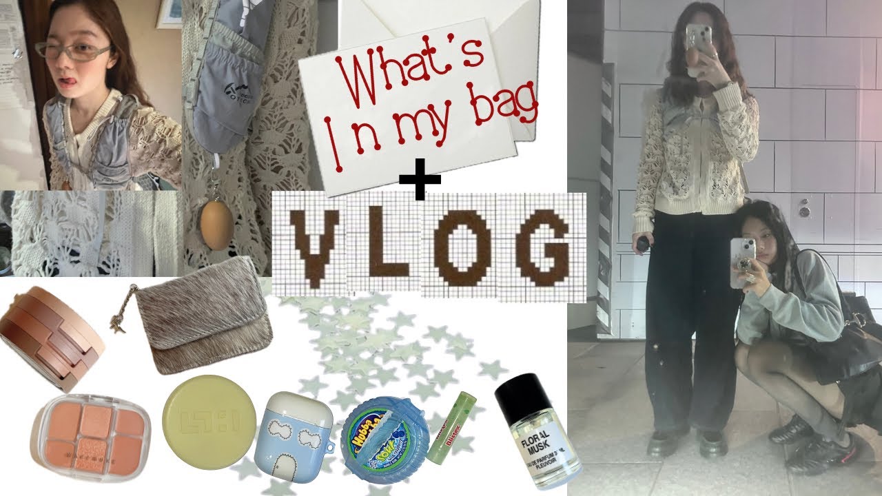バッグの中身と「ここ韓国？」が止まらないVLOG